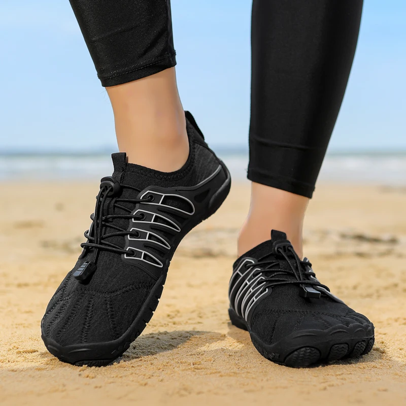 Aqua Shoes For Women Men Barefoot Water Shoes Anti-Slip Quick-Drying Outdoor Beach Upstream Wading Swimming Shoe Sneakers Unisex