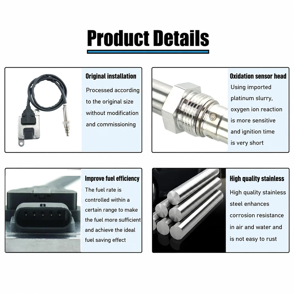 5WK96643E 22014032 NOx Sensor For VOLVO Superb Performance Nitrogen Oxide Sensor 5WK9 6643E