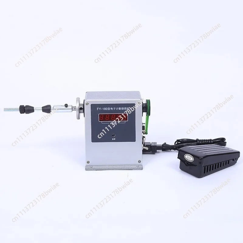 Semi-Automatic Electric Coil Winding Machine, Adjustable Winding Tool Digital Counter for Precision Coils