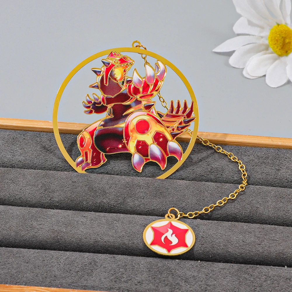 Pokémon Metal Bookmark Anime Fan Reading Accessory Birthday Gift for Family and Friends Beautiful Book Decoration