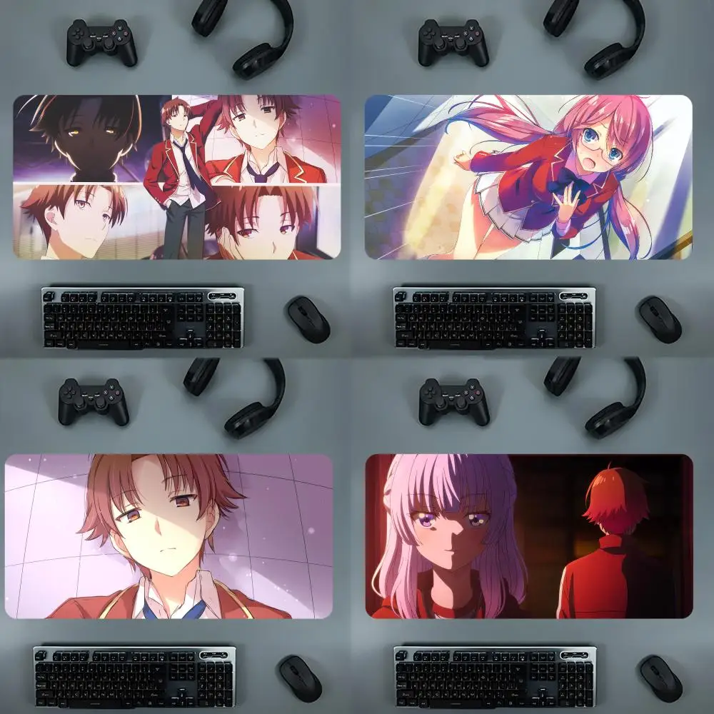 Classroom Of The Elite Mouse Pads Gamer Keyboard Mat Pads Gaming Desk Protector Laptops Large Mousepad Cartoon Deskmat