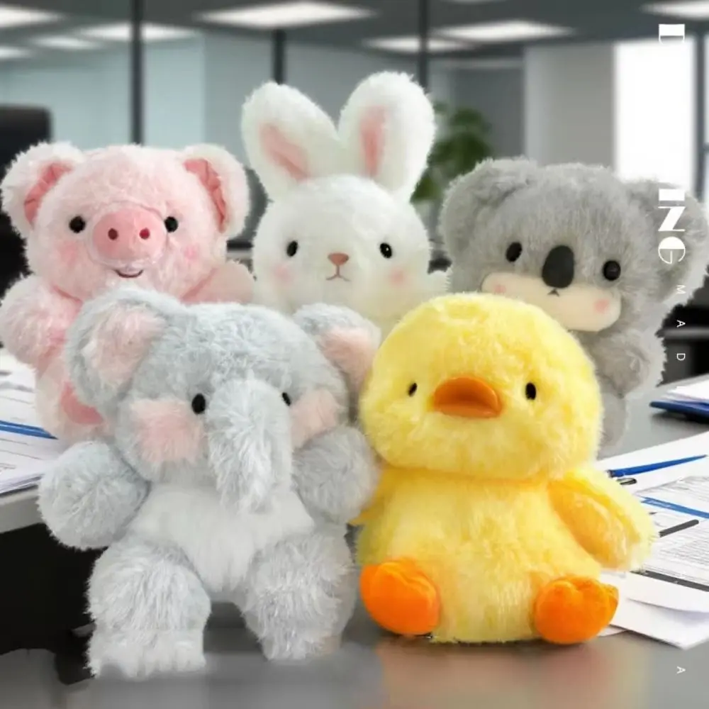

Duck Simulation Pig Plush Toy PP Cotton Standing Koala Plush Doll Stuffed Animal Lifelike Elephant Plush Doll Home Decor