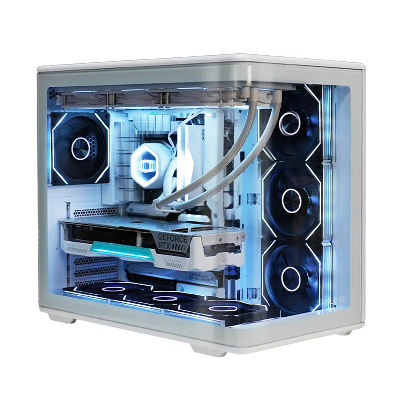 حافظة Cooler Master Elite 600 PC ATX/M-ATX/ITX هيكل غرفة عرض البحر عرض كامل بدون عمود حافظة كمبيوتر ألعاب سطح المكتب #2