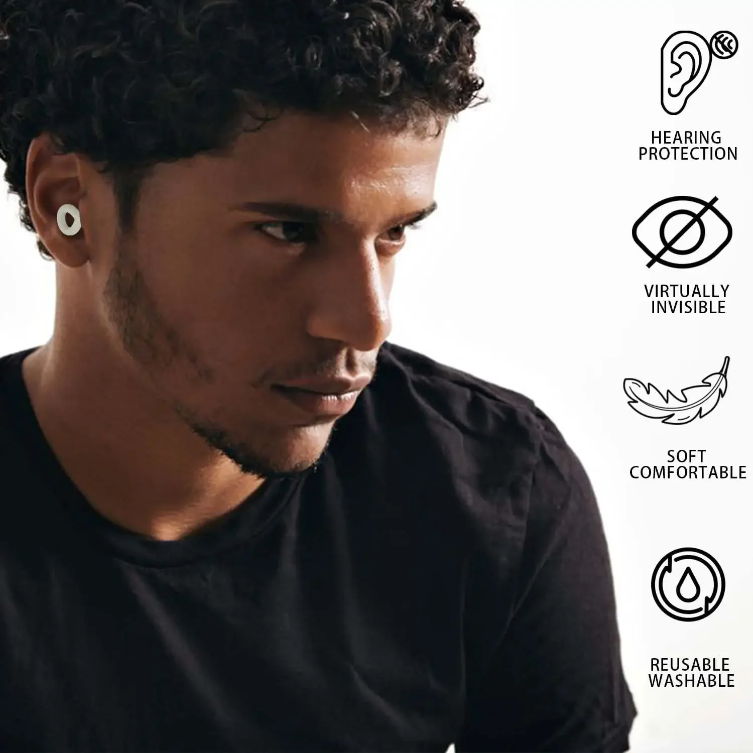 10Pairs Waterproof and Noise Filtering Ear Plugs for Professional Hearing Protection During Swimming and Motorbike Riding