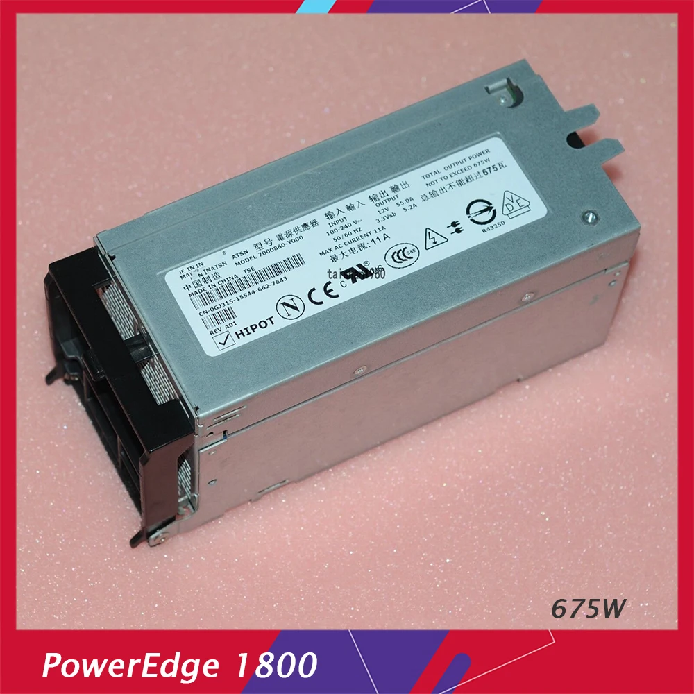 

For DELL Server Power Supply PE1800 DPS-650BB A 0FD732 P2591 KD045 650W Test Delivery