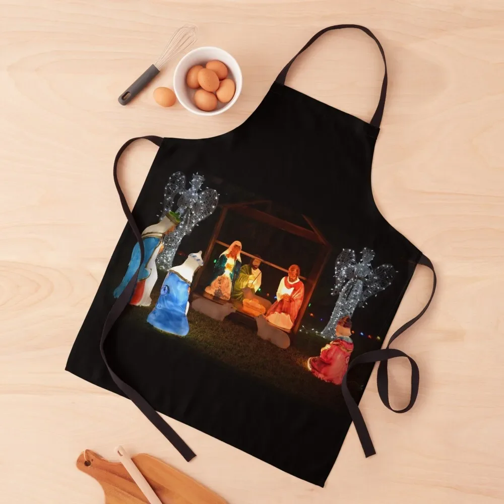 

The Nativity Apron Chef Accessories kitchen jacket woman Kitchen accessories Woman Kitchen Apron