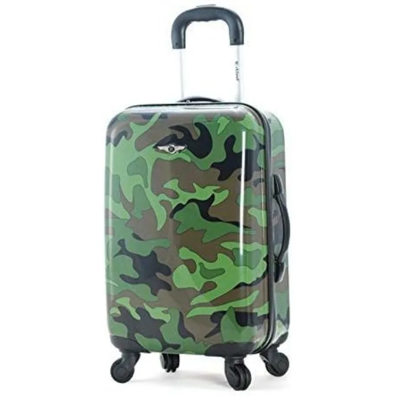 Hardside Expandable Spinner Wheel Luggage, CAMO, Carry-On 20"