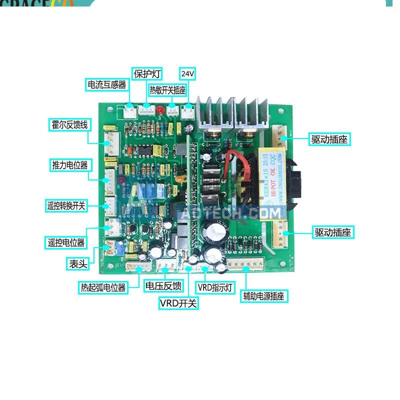 ZX7-400 Single Tube IGBT Welder Control Board Ruiling Single Tube ZX7-400 Control Circuit Board