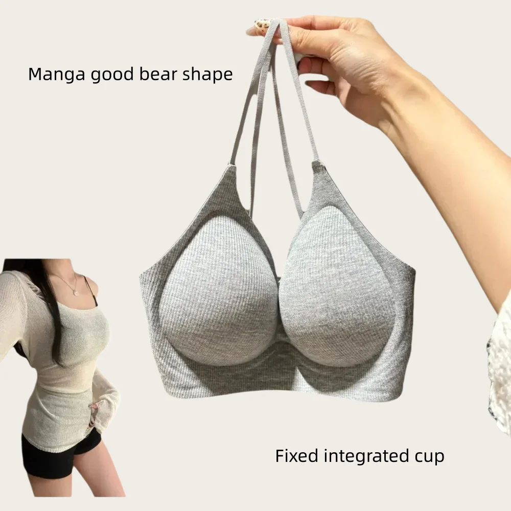 Cotton Bra Everyday - Ultracienki, bezszwowy biustonosz bez ramiączek z