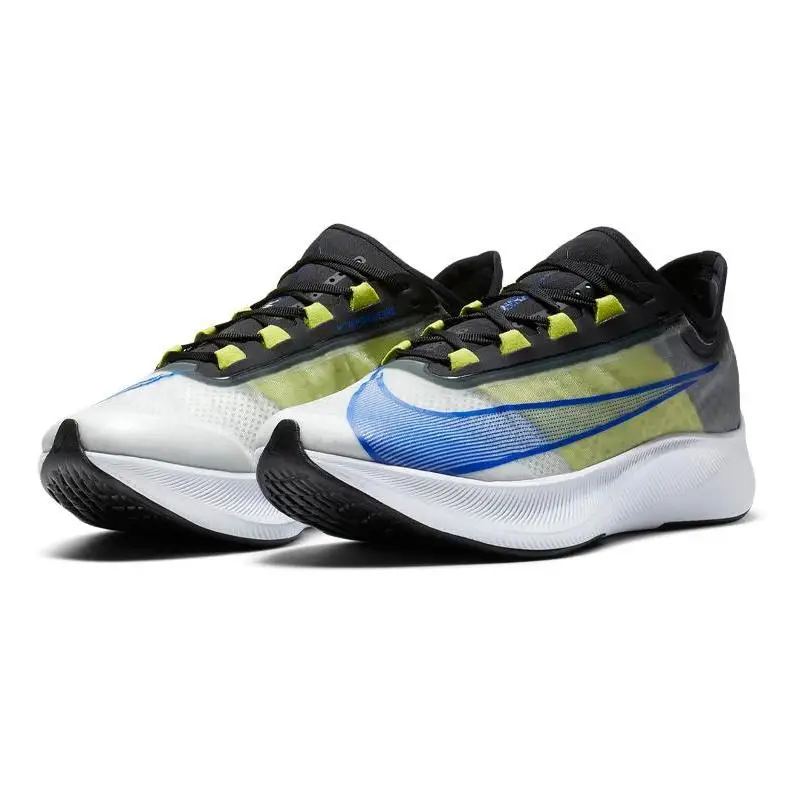 Nike Zoom Fly 3 Cyber Racer Blue Sneakers shoes AT8240-104 With Original Box