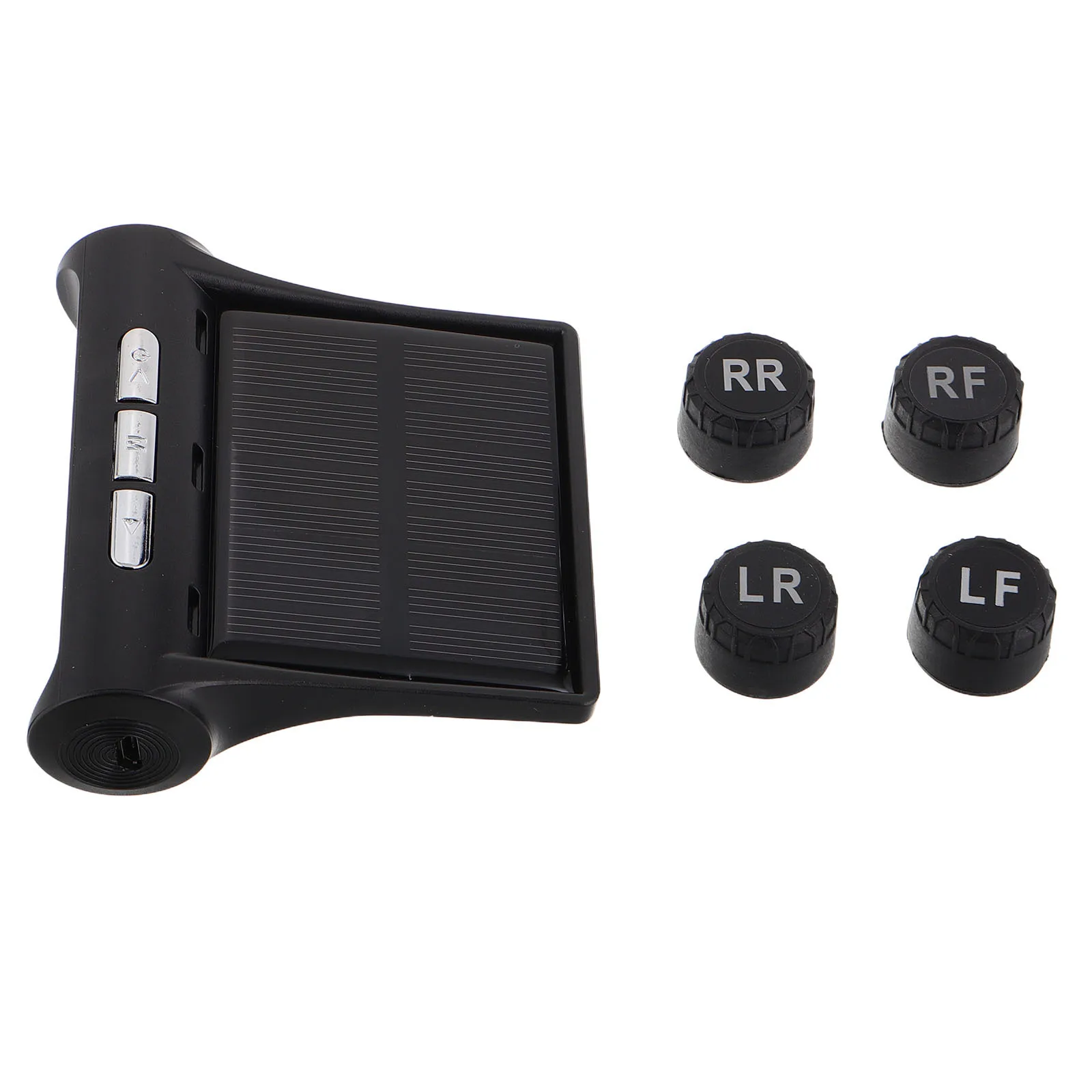 

1 Set Tire Pressure Monitoring System Solar Powered Real Time High Precision Auto For Car Rv Motorcycle Universal Tire