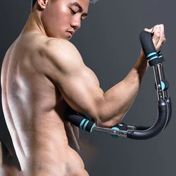 50KG Multi functional adjustable arm strength device Chest expansion arm muscle trainer 50kg U-shaped fitness equipment