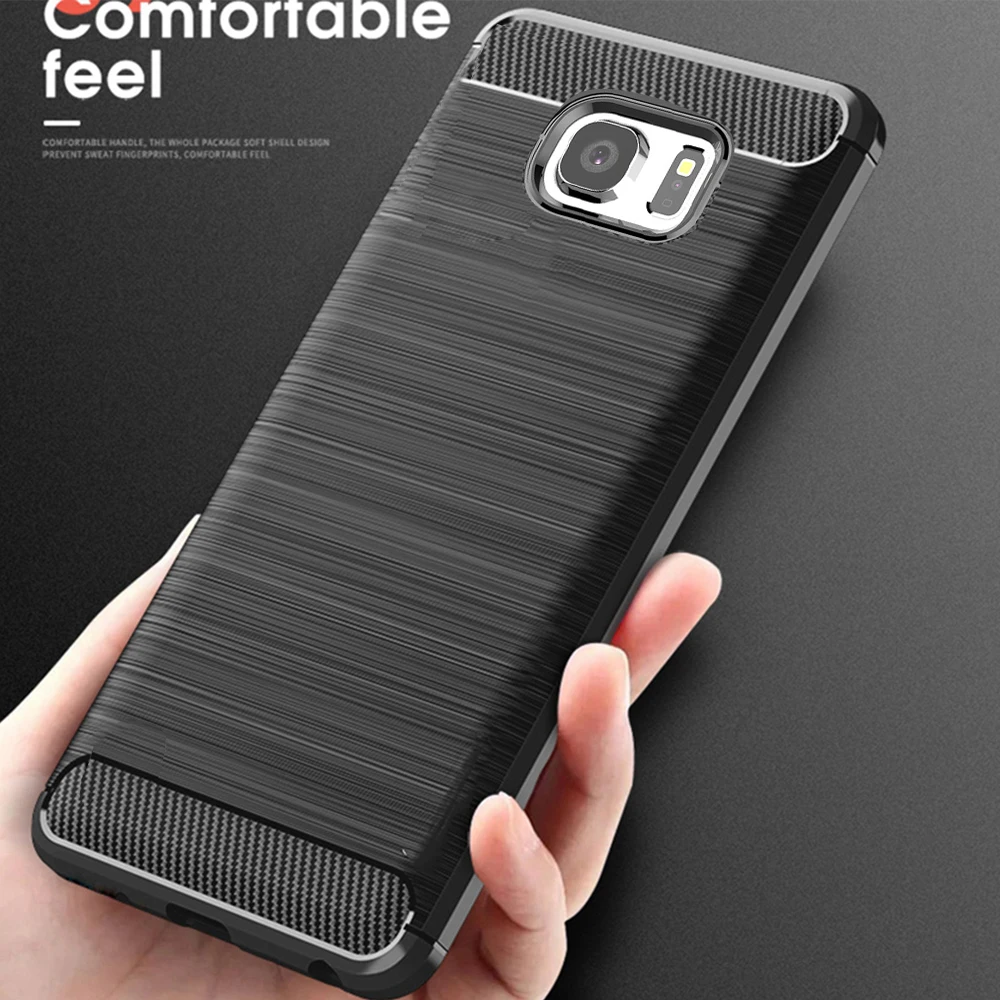 Coque de Protection complète antichoc en FIber de carbone pour Samsung Galaxy S21, S8, S9, S10 Plus