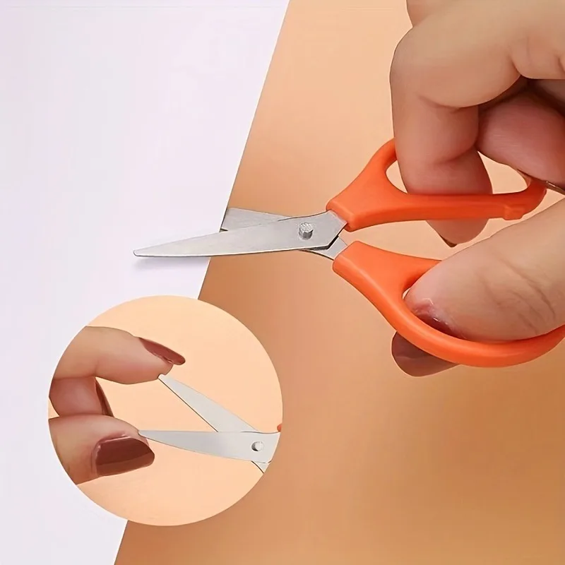 مقص منزلي صغير، مقص حرفي من الفولاذ المقاوم للصدأ، قصاصات ورق يدوية، للمكاتب والمدارس والحرف اليدوية