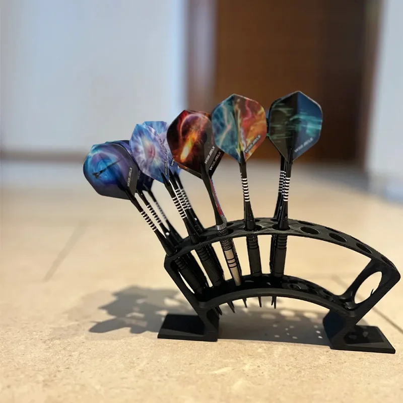 Soporte para Dardos de 27 Ranuras, Gran Capacidad, Organizador de Dardos para Decoración de Bar en Casa y Sala de Juegos con Temática Griega