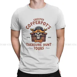 Chester Copperpot's Treasure Hunt Tours Style TShirt The Goonies Movie 100% Cotton Creative Gift Clothes T Shirt Stuff Ofertas