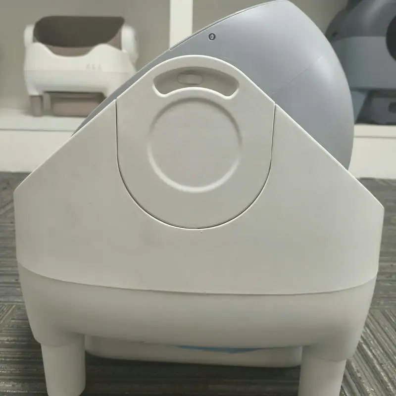 التلقائي صندوق نفايات القط الحيوانات الأليفة القط رمل آلة التنظيف الكهربائية المغلقة بالكامل القطط المرحاض إزالة الروائح الكريهة القطط الذكية صناديق الرمل #4