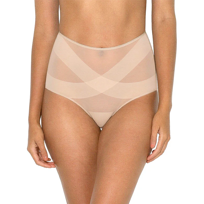 3Pcs Women Seamless Panties Mid Waist Ice Silk Tummy Control Peach Hip Breathable Ladies Briefs Underwear