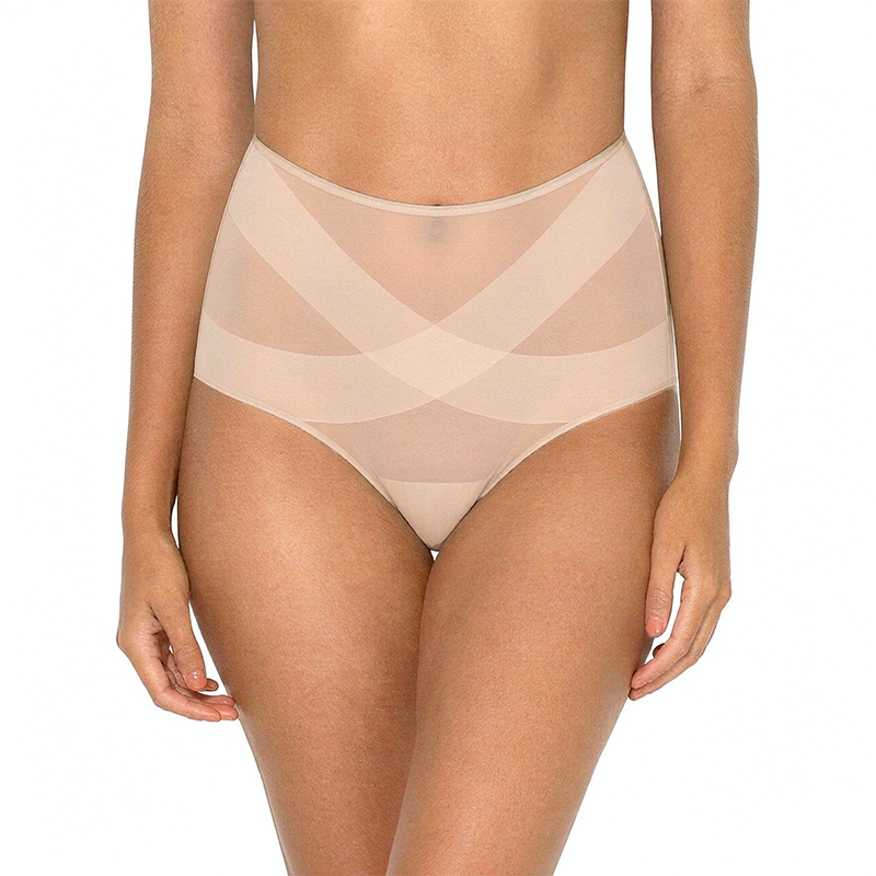  3Pcs Women Seamless Panties Mid Waist Ice Silk Tummy Control Peach Hip Breathable Ladies Briefs Underwear 