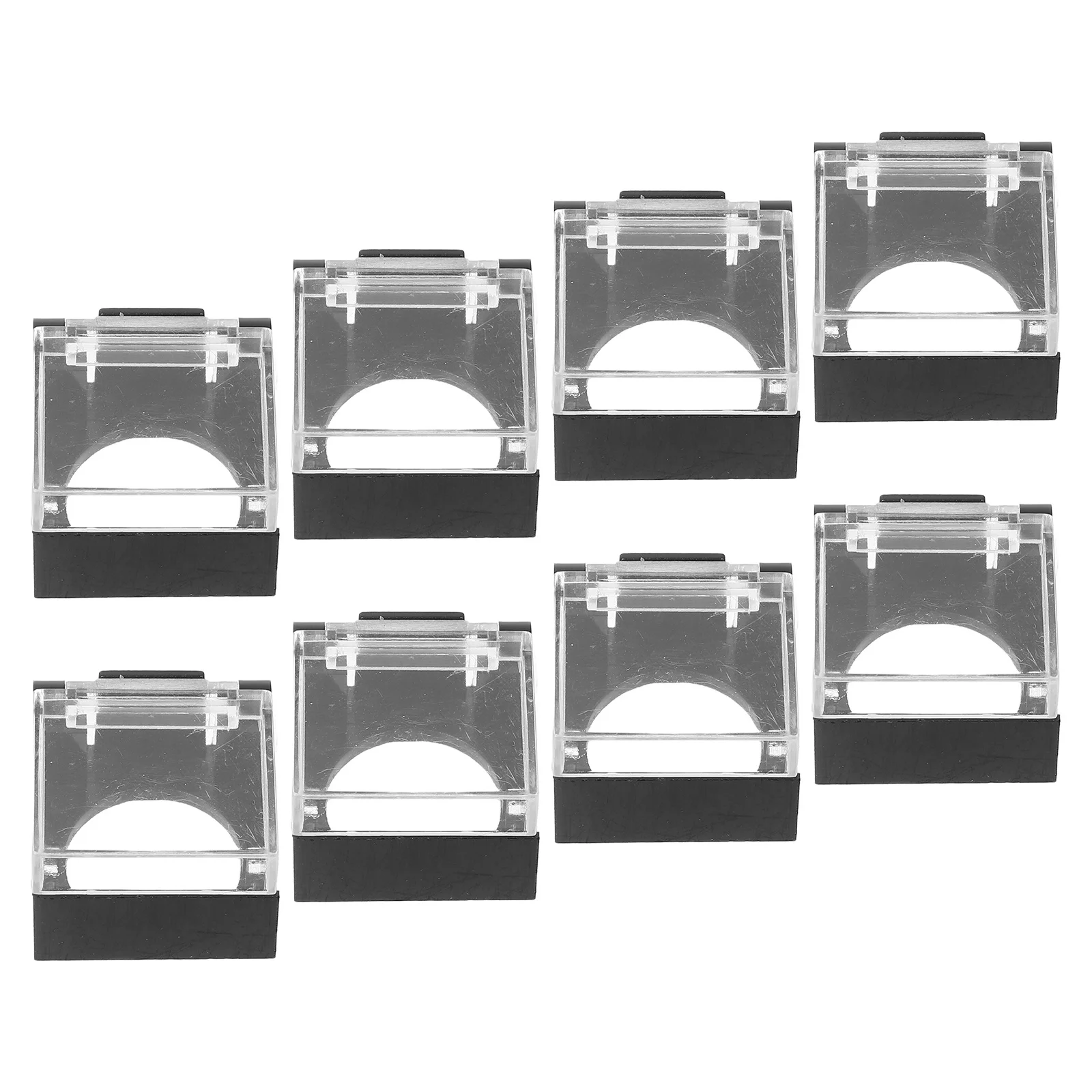 

8Pcs 16mm Power Button Switch Cover Dustproof Washer Push Button Protector Stable Material Safety Guard for Home Appliances