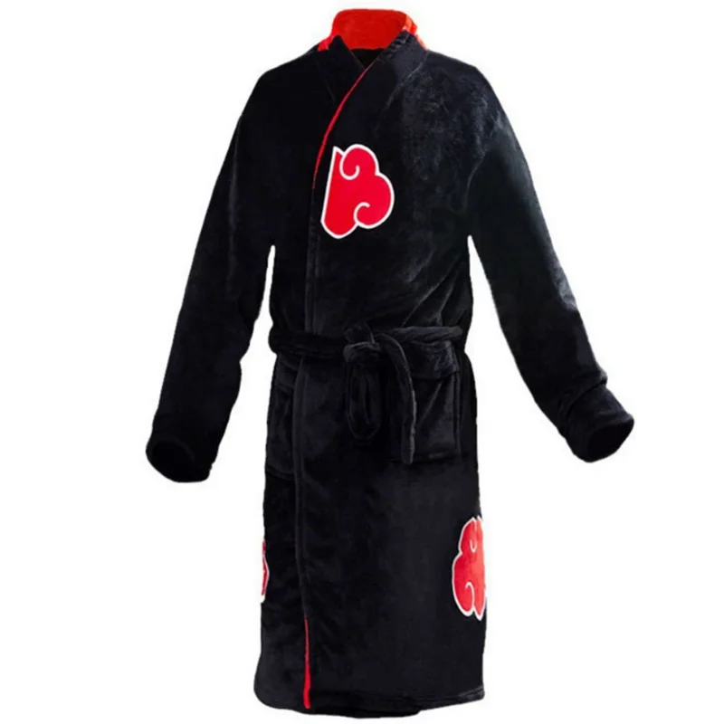 Uchiha Itachi Cosplay Costume Kigurumi Adult Unisex Pajamas Jumpsuit Sleepwear Bathrobe Nightgown Robe