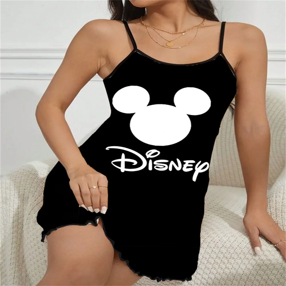 Women's Summer Pajamas Woman Summer Offers Sleepwear for Women and Sexy Nightgown Clothes Casual Women's Dresses D/party Disney