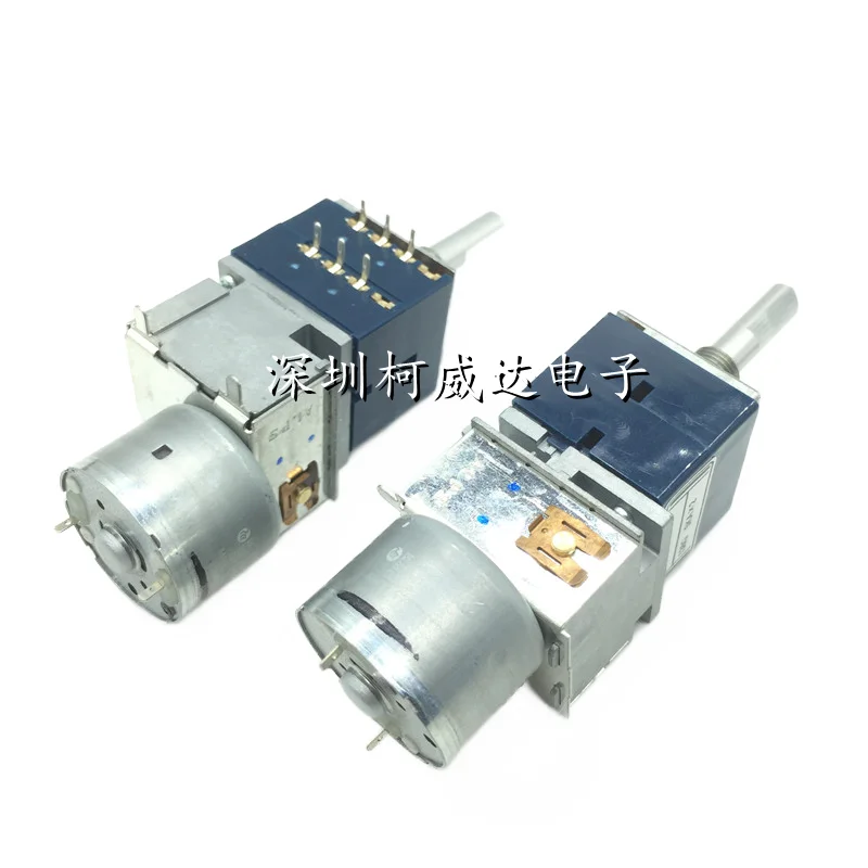 1pcs，RK27 Type Motor Potentiometer Volume switch For HiFi Stereo Audio Amplifier DIY kits 5KA 10KA 20KA 50KA 100KA