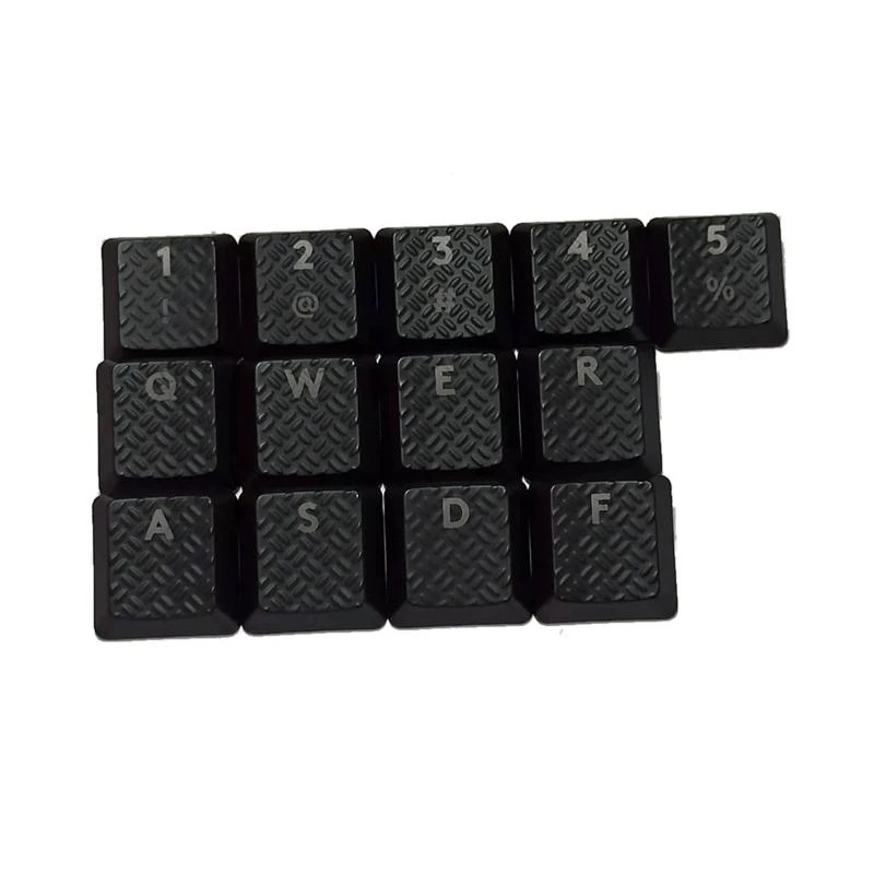 587B 13PCS PBT Backlit Keycaps OEM Profile for Mechanical Keyboard DIY Best for Gamer