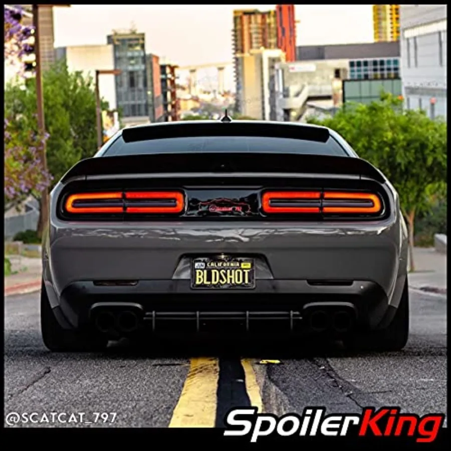SpoilerKing Dakspoiler XL Special Edition 380SP Ontworpen voor verbeterde aerodynamica en stylingcompatibiliteit met Dodge Chall