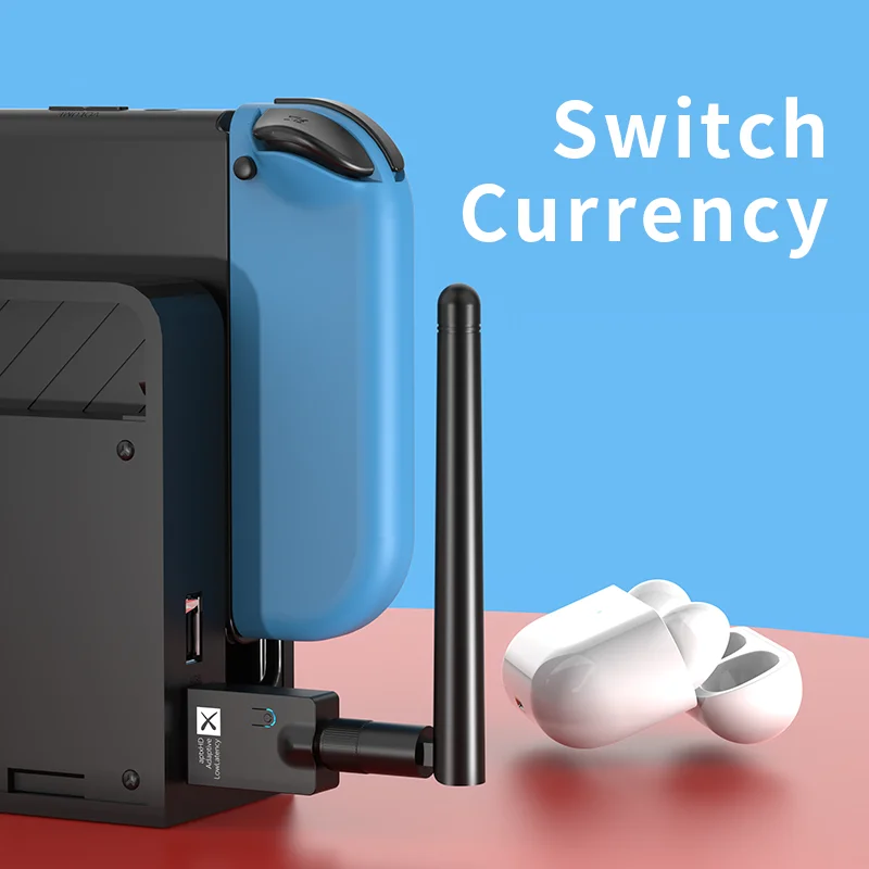 محول USB BT 5.2 أسود، جهاز استقبال إرسال صوت BT لاسلكي USB يدعم Win7/8/10/xp32/64bit Linux MACOS