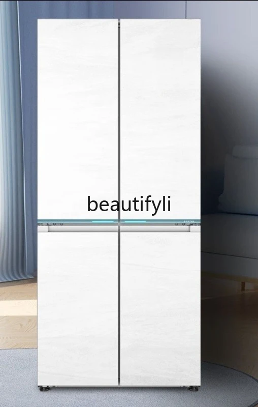 

Четырехдверный холодильник для хранения свежести в полный космос с нулевым встроенным холодильником без мороза, перекрестного типа