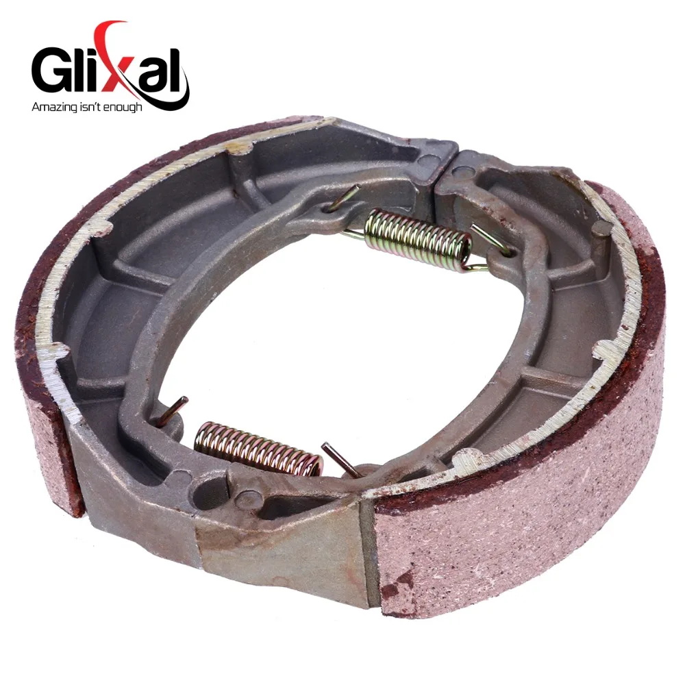 Glixal 125mm Rear Drum Brake Shoe for GY6 125cc 150cc 152QMI 157QMJ Scooter Moped ATV Go-Kart