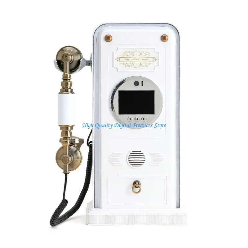 U2JE Video Guest Book Wedding Phone with 1080P Screen, 32GB Storage, Handset Message Station for Weddings, Parties and Sign In