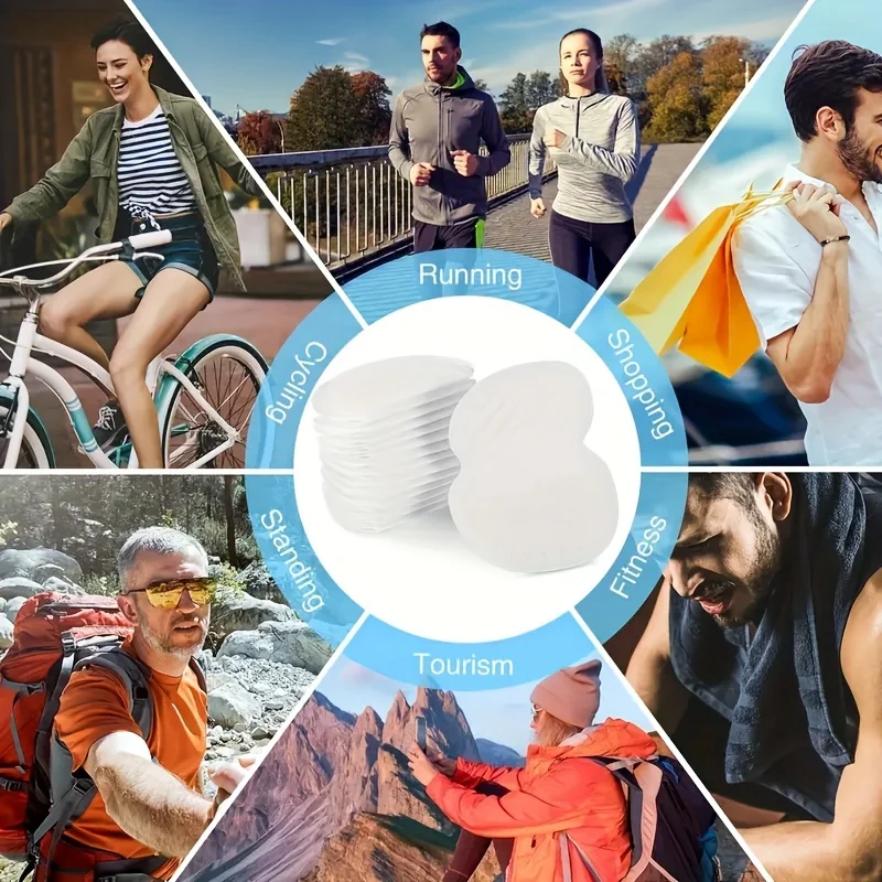 

50 шт. впитывающих подушечек от пота для подмышек, бытовые чистящие салфетки, быстро впитывающие одноразовые вкладыши для подмышек, невидимые сетчатые антипотные прокладки