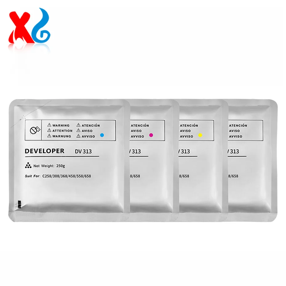 

DV313 DV313K Developer for Konica Minolta Bizhub C258 C308 C368 C458 C558 C658 Color Carrier 250g