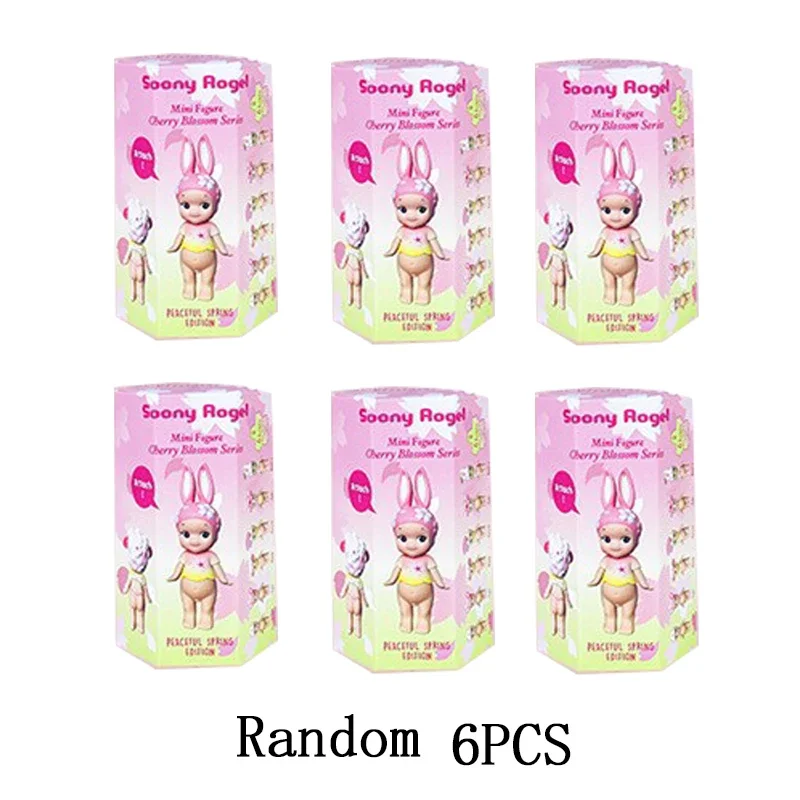 Mainan Kotak Buta Seri Bunga Sakura Malaikat Sonn Baru Edisi Hanami Koleksi Figur Mini Dekorasi Desktop Hadiah Ulang Tahun Anak