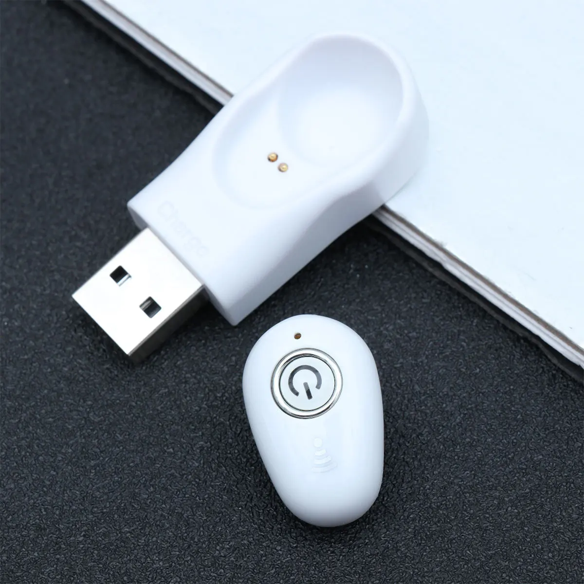 

1Pcs Mini in-Ear Wireless Earphone Invisible Design Deep Noise Reduction Microphone Stable Fit Sports Business Leisure Stereo