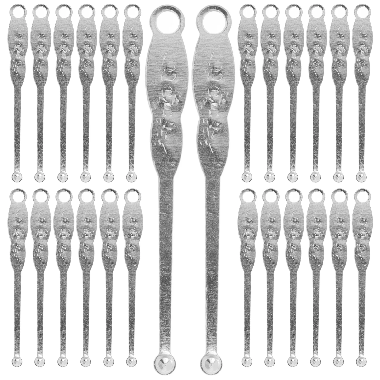 

100 Pcs Small Ear Scoop Wax Curette Stainless Steel Spoon Rust-free Cleaner Pick Lightweight