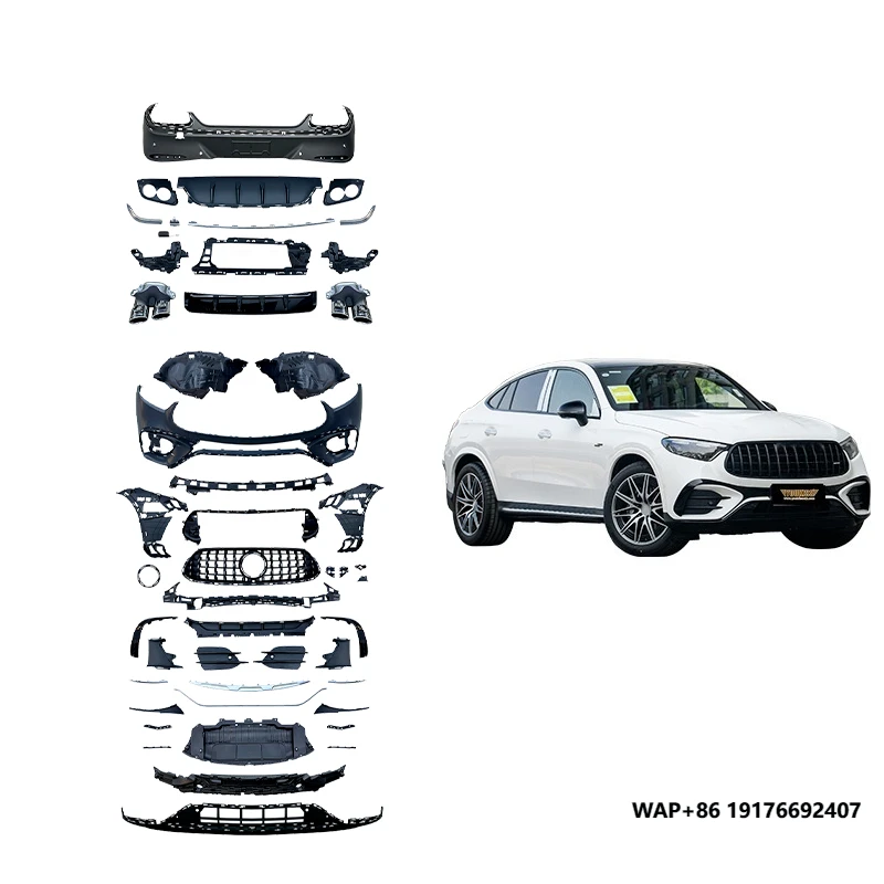 

Mercedes Benz GLC Coupe W254 23-24 Auto Parts Car Body Kits AMG Style Front Rear Bumper Grille Fog Light Upgrade New Condition