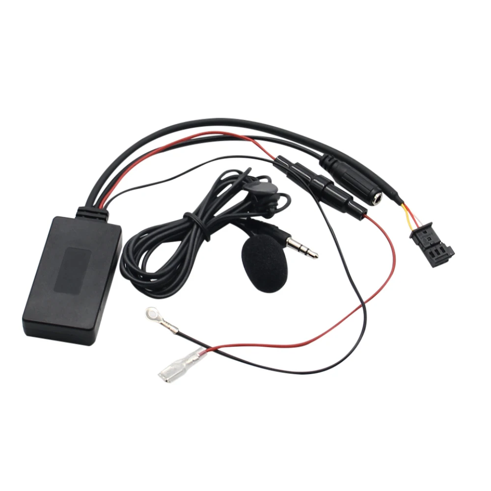 3pin auto Bluetooth 5.0 muzika souprava aux v bezdrátový audio kabel mikrofon handsfree adaptér pro mercedes benz E/CLS/SLK 2004-2008