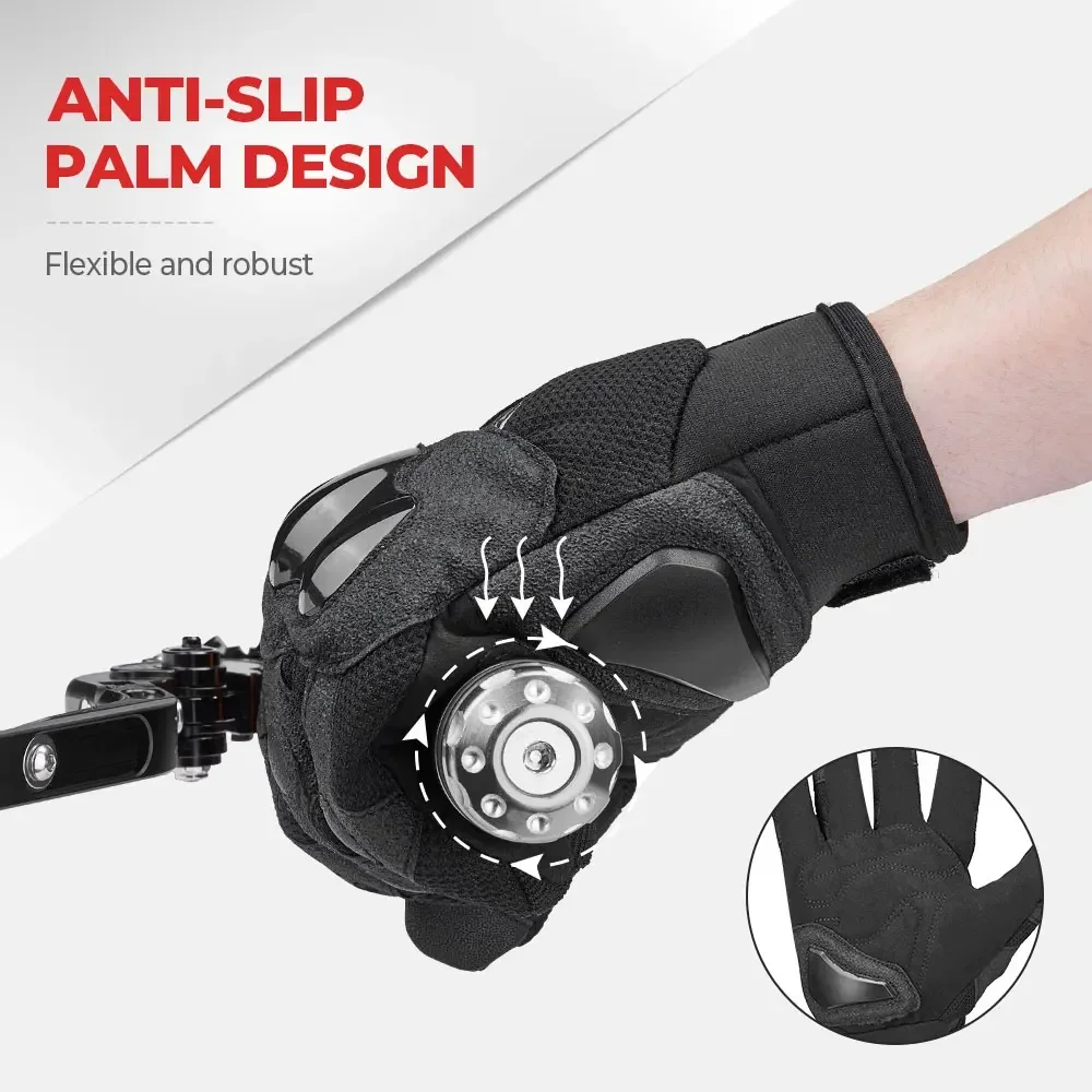 KEMiMOTO Men Motorcycle Gloves Cycling Mountain Bike Guantes Motocross Luvas Touch Screen Moto Gloves Men Spring Summer - Image 4
