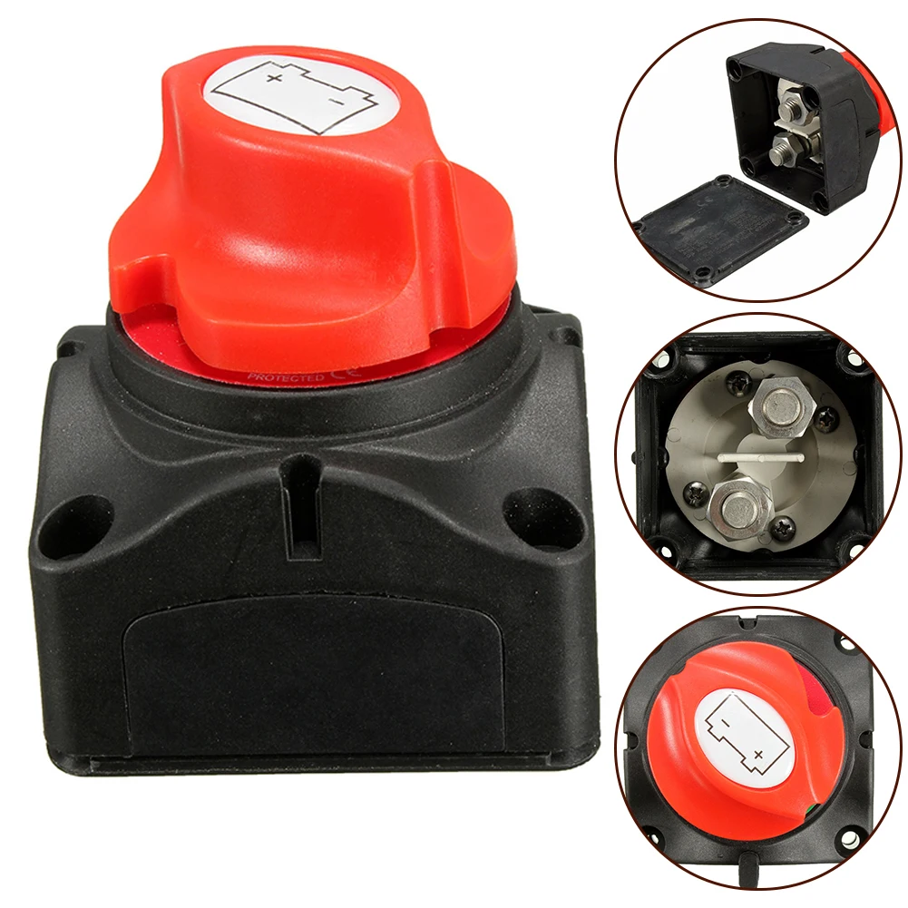 

1PCS DC12V 600A Power Off Switch Battery Isolator Kill Switch Disconnect For Automotive Boat Camper Travel Trailer Truck ATV