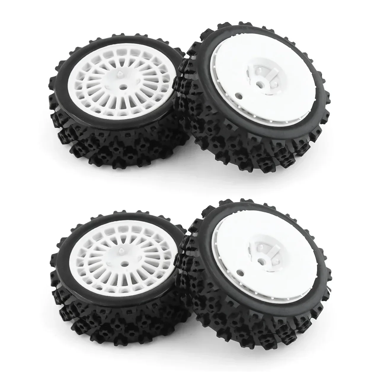 72mm Rubber Tire Wheel Tyres for Tamiya XV-01 XV01 TA06 TT-01 TT-02 PTG-2 1/10 RC Racing Car Upgrade Parts Accessories