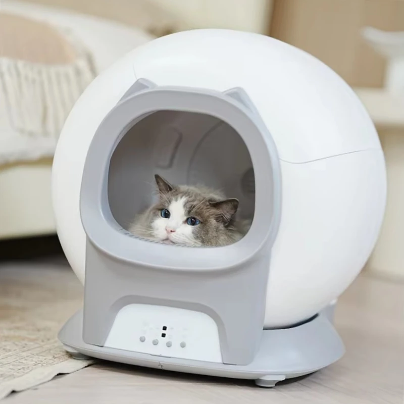 

Electric Smart Cat Toilet Self Cleaning Litter Box Automatic Litter Box for Multiple Cats