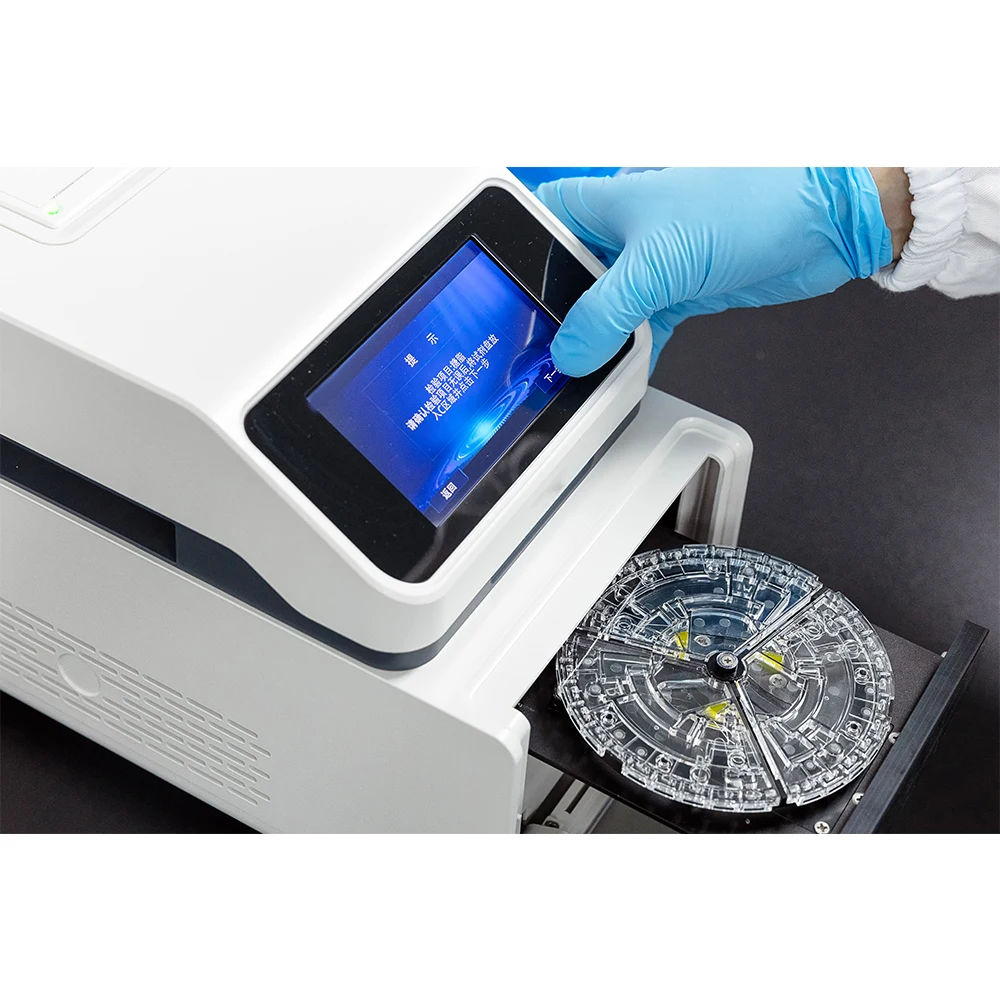 Lab Medisch Apparaat Poct Laboratorium Goede Kwaliteit Apparatuur Microfluïdische Klinische Chemie Analyzer Test Spectrofotometer