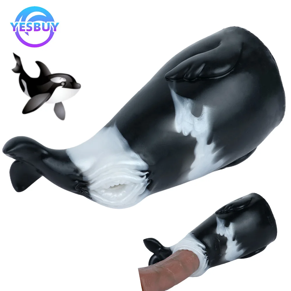 Yesbuy fantasia baleia forma de cauda masturbação brinquedo silicone pênis Stroker bolso buceta realista vaginal omnehole brinquedo sexual adulto 18 +