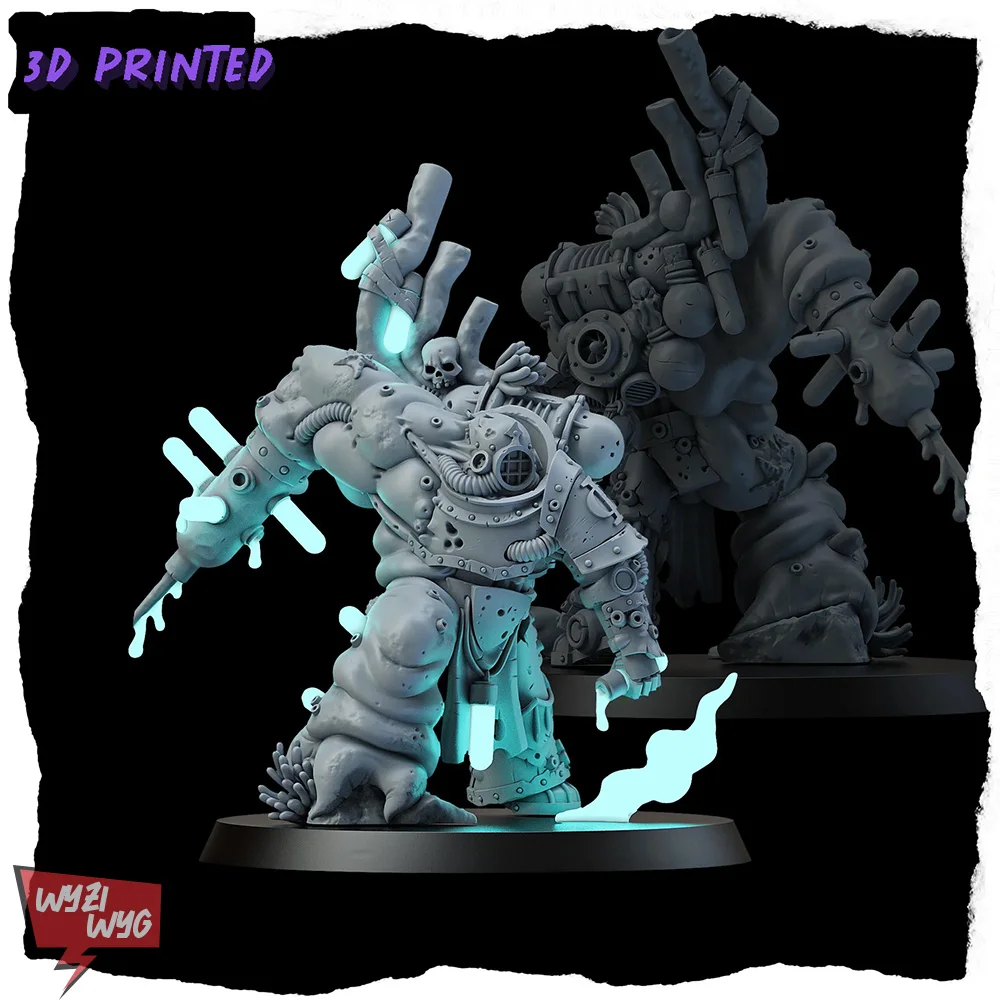 Addicted Dredge Miniature, Plague Figure, Space Walker, Plasma Gun, HD 3D Printed Resin Model, Action Proxy Wargame