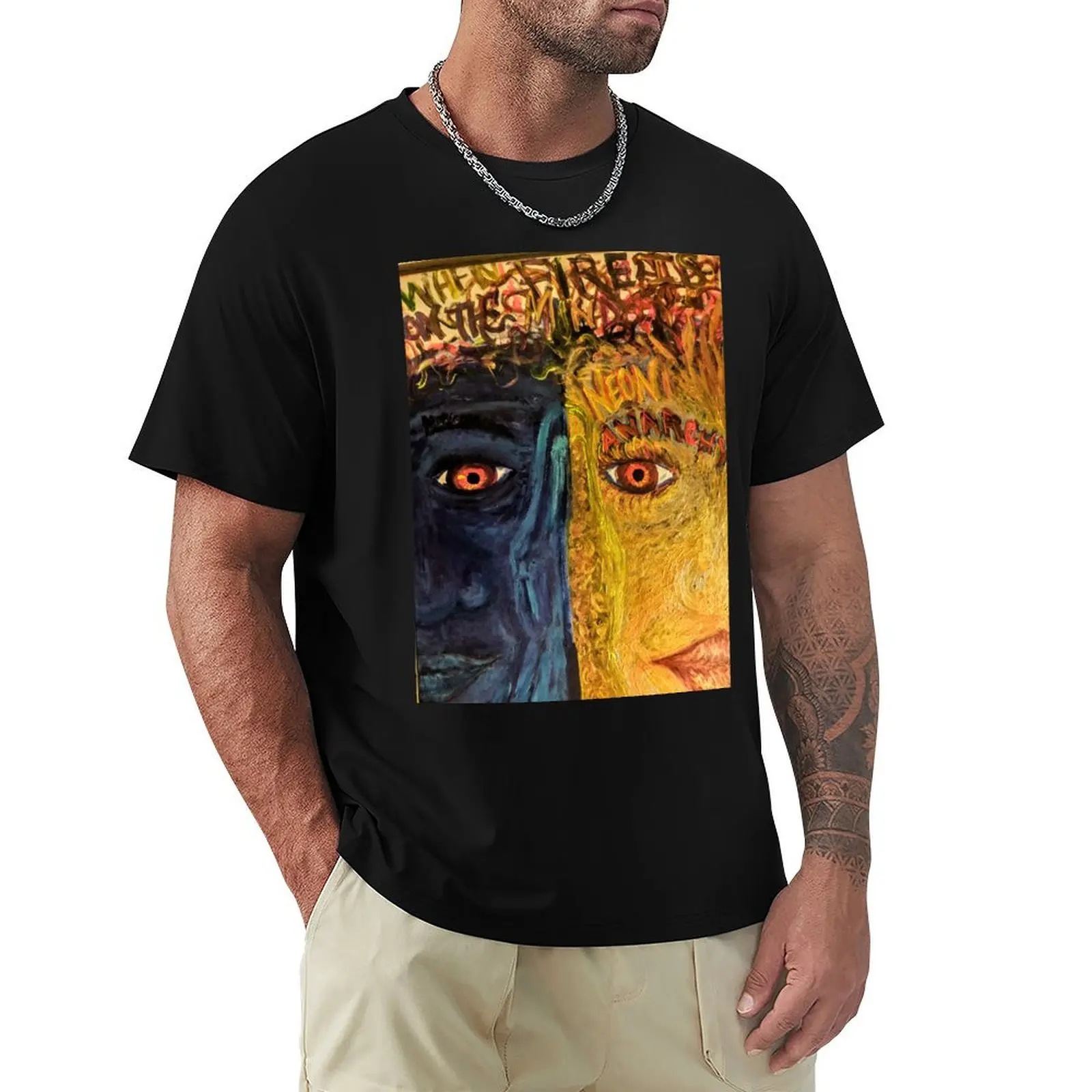 Conscious and subconscious. T-Shirt Soft Lightweight Cotton T-Shirt
