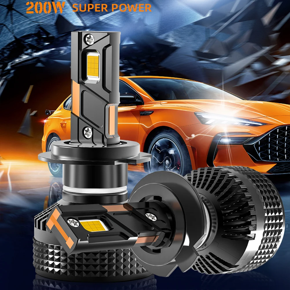 2Pcs LED Headlight Bulbs IP68 Waterproof H11 Auto LED Lamp Fog Bulb DC 9-16V Car LED Headlight 6000K LED Headlamp