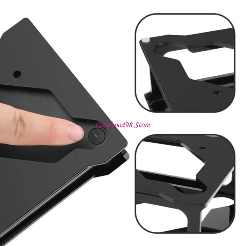 WD19 Series Dock Mount, Open Frame Acrylic Holder for Desk Use 